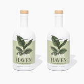 Kava Haven botella frontal mostrando etiqueta clara y atractiva
