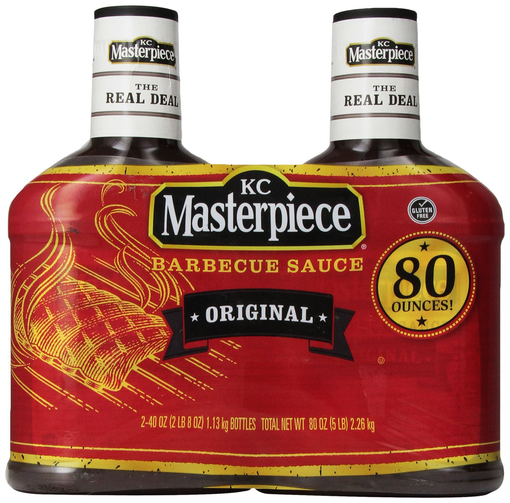 KC Masterpiece botella frontal mostrando la salsa espesa y atractiva