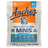 KD Chocolates frente del paquete Archer Mini, conveniencia para snacks rápidos