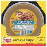 Keebler empaque frontal de cortezas shortbread 9 pulgadas, conveniencia inmediata