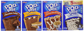 Kellogg's Pop-Tarts frontal con las cuatro cajas de sabores chocolateados mostrando el embalaje