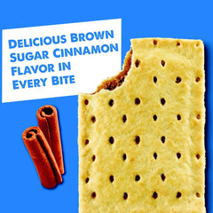 Kellogg's Pop-Tarts corte transversal mostrando relleno de canela