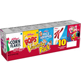 Kellogg's empaque frontal variedad con ahorro y conveniencia