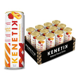 KENETIK lata frontal fresa durazno mostrando diseño y conveniencia