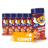 Kernel Season's bote frontal Bacon Cheddar con etiqueta visible y atractivo