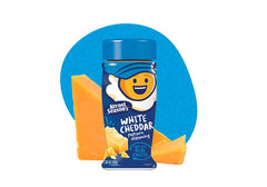 Kernel Season's etiqueta del frasco con información y beneficios visibles