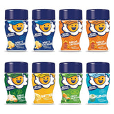 Kernel Season's frasco frontal del surtido mini mostrando etiquetas claras y variedad