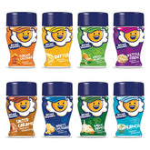 Kernel Season's vista frontal del pack mini con ocho frascos, decisión de sabores práctica