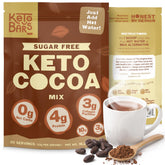 Keto Bars frontal del envase mostrando la marca y beneficios claros