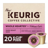 KEURIG COFFEE COLLECTIVE frontal del paquete mostrando 20 cápsulas y conveniencia