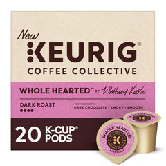 KEURIG COFFEE COLLECTIVE frontal del paquete mostrando 20 cápsulas y conveniencia