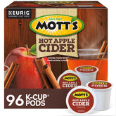 Keurig Mott's empaque frontal mostrando 24 cápsulas, conveniencia para oficinas