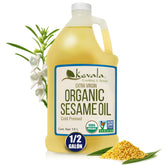 kevala frente del envase mostrando etiqueta orgánica y tamaño 64 oz