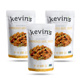 Kevin's Natural Foods botella frontal mostrando etiqueta y beneficios