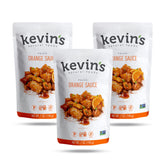 Kevin's Natural Foods frente del paquete naranja mostrando 3 frascos y beneficio conveniencia
