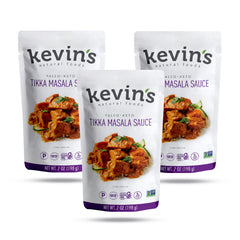 Kevin's Natural Foods frasco frontal mostrando la etiqueta y beneficios