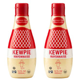 Kewpie tubo frontal mostrando diseño y control de porciones
