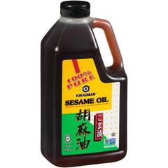 Kikkoman textura y color del aceite de sésamo tostado, aspecto apetitoso