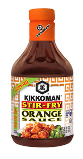 Kikkoman botella frontal grande mostrando etiqueta y facilidad de uso