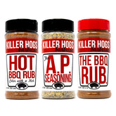 Killer Hogs frente del pack mostrando los tres tarros y branding