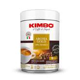 KIMBO lata frontal mostrando etiqueta y aspecto premium