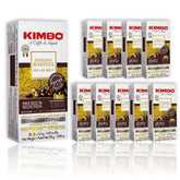 KIMBO caja frontal mostrando 100 cápsulas y diseño atractivo, conveniencia inmediata