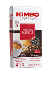 KIMBO empaque frontal Napoli mostrando diseño y beneficios para identificación rápida