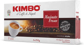 KIMBO paquete frontal 250g mostrando la marca y conservación del aroma