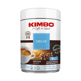 KIMBO lata frontal 250 g mostrando diseño y conservación