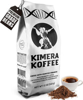 Kimera Koffee vista frontal del paquete mostrando marca y tamaño práctico