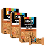 KIND frente del empaque mostrando cajas y sello sin gluten, conveniencia visible