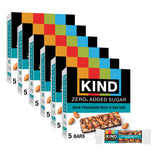 KIND empaque frontal mostrando barras sin azúcar añadido y conveniencia