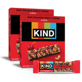 Kind barra frontal de empaque mostrando sabor y beneficios