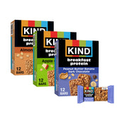 KIND frente del paquete mostrando las tres cajas y 18 barras, ideal para despensa