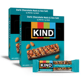KIND empaque frontal con barras, muestra presentación y conveniencia