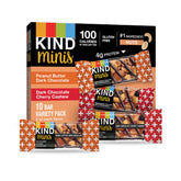 KIND minis pack frontal mostrando ambas variedades y empaque práctico