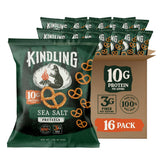 Kindling frente del empaque mostrando bolsa individual y beneficios