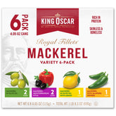 King Oscar lata frontal multipack mostrando variedad y conveniencia