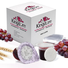Kingdom caja frontal con 100 copas, solución práctica