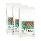 Kion paquete frontal mostrando la marca y diseño, transmite confianza