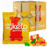 Kiss My Keto paquete frontal mostrando diseño y beneficios nutricionales