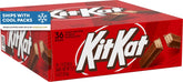 Kit Kat frontal del empaque mostrando 36 barras y ventaja de cantidad