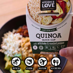 Kitchen & Love variedad de sabores dispuesta, demuestra opciones sabrosas