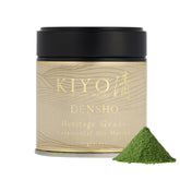 Kiyo Matcha frente de lata 40g mostrando envase sellado y frescura