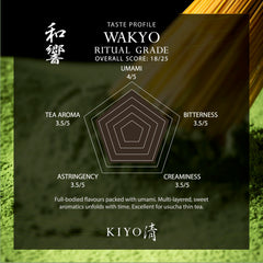 Kiyo Matcha primer plano del polvo fino con color verde vibrante