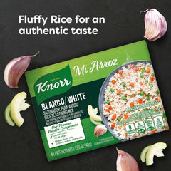 Knorr arroz cocido esponjoso en plato listo para servir