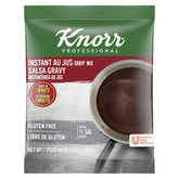 Knorr sobre frente del empaque mostrando marca y facilidad de uso