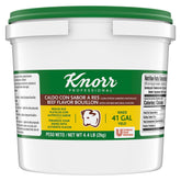 Knorr envase frontal grande demostrando presentación profesional y conveniencia
