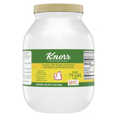 Knorr frasco frente mostrando etiqueta y tamaño profesional
