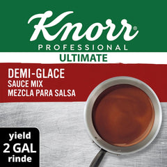 Knorr detalle de etiqueta con instrucciones y ventaja de uso rápido